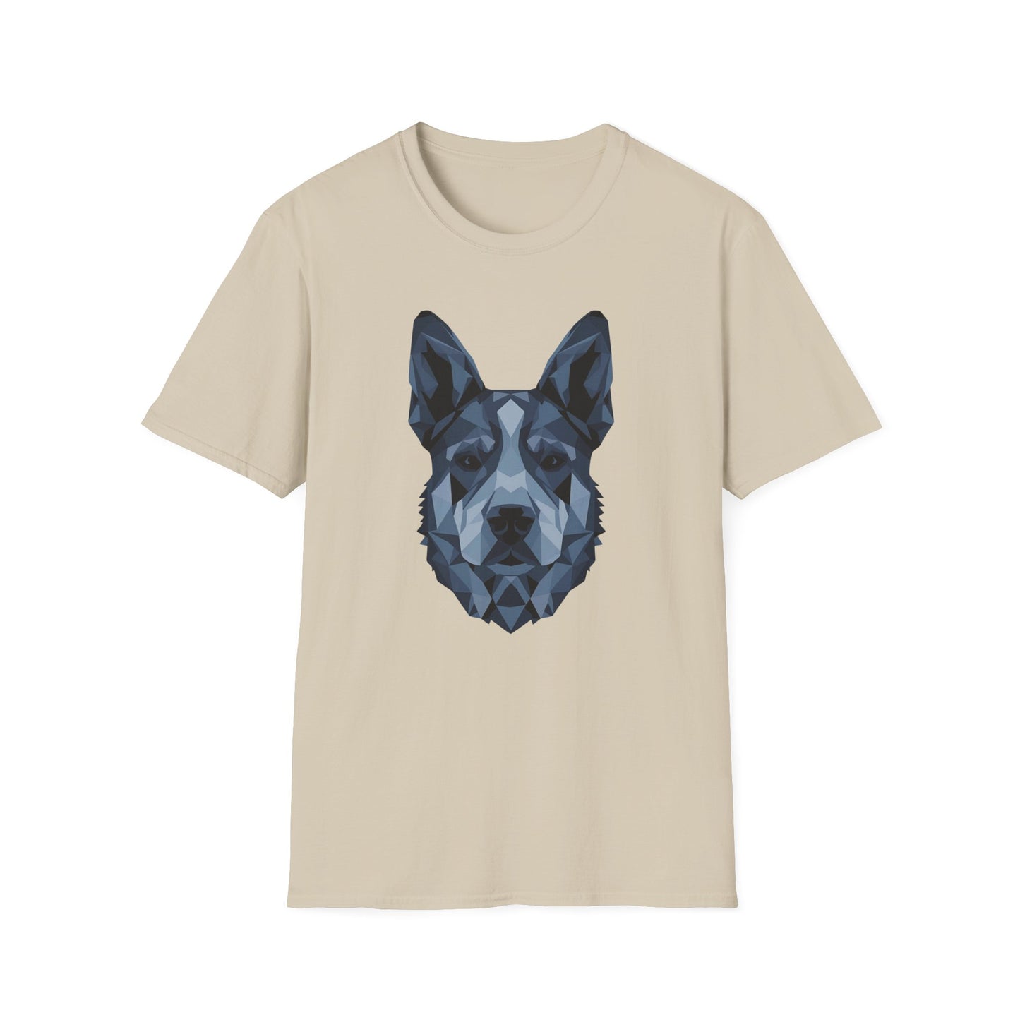 Low-Poly Dog Head