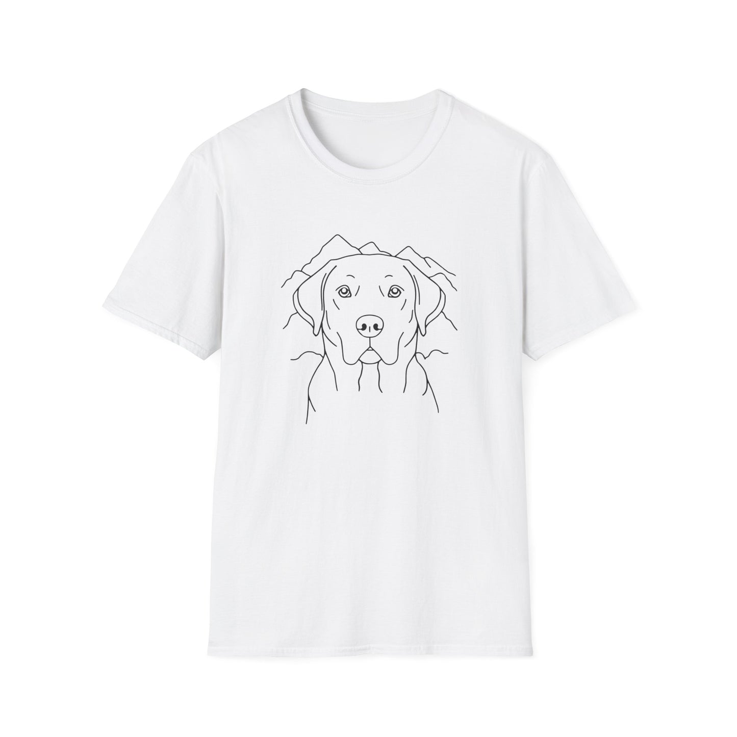Dog Portrait Line Art Labrador