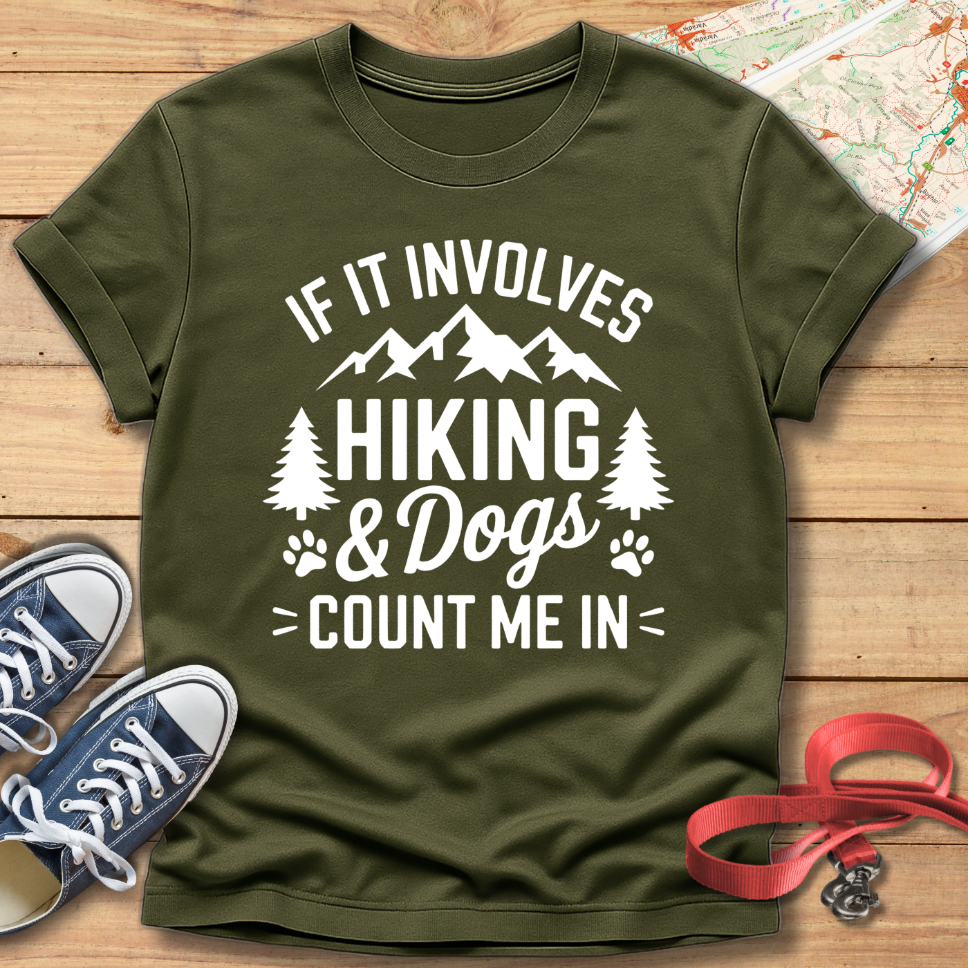 Involves Dog and Hiking... T-shirt