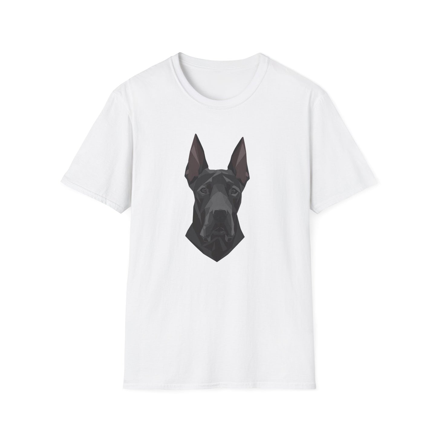 Geometric Great Dane Head
