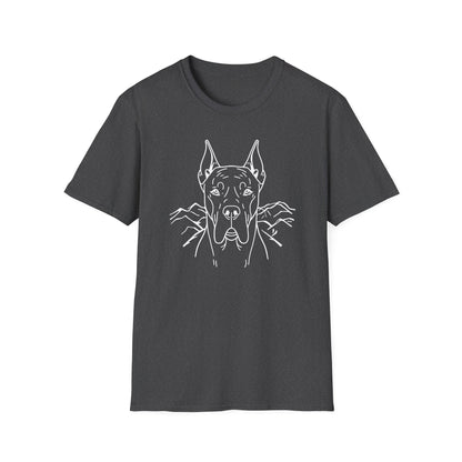 Dog Portrait Line Art Great Dane