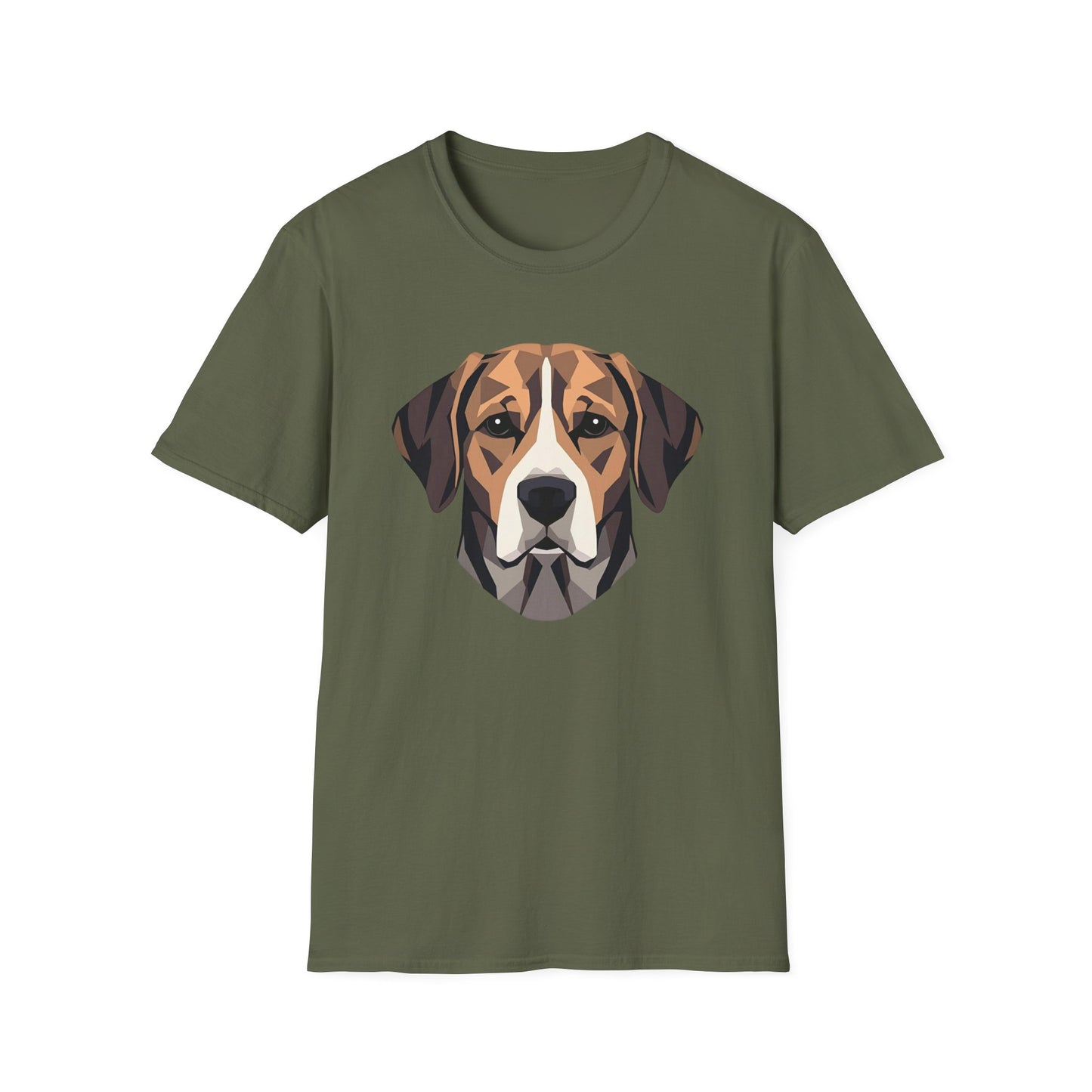 Geometric Beagle Head