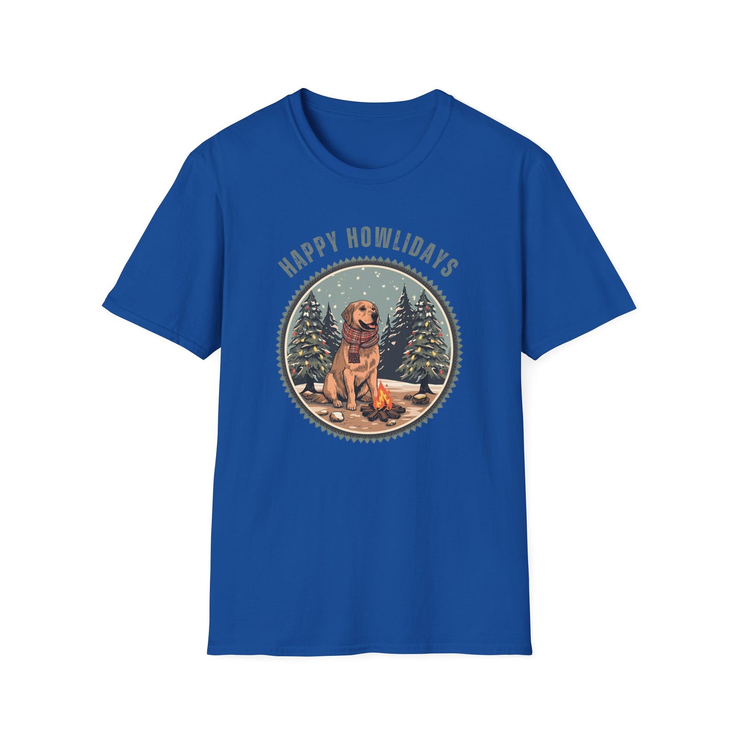 Golden Retriever – Campfire Christmas II T-shirt