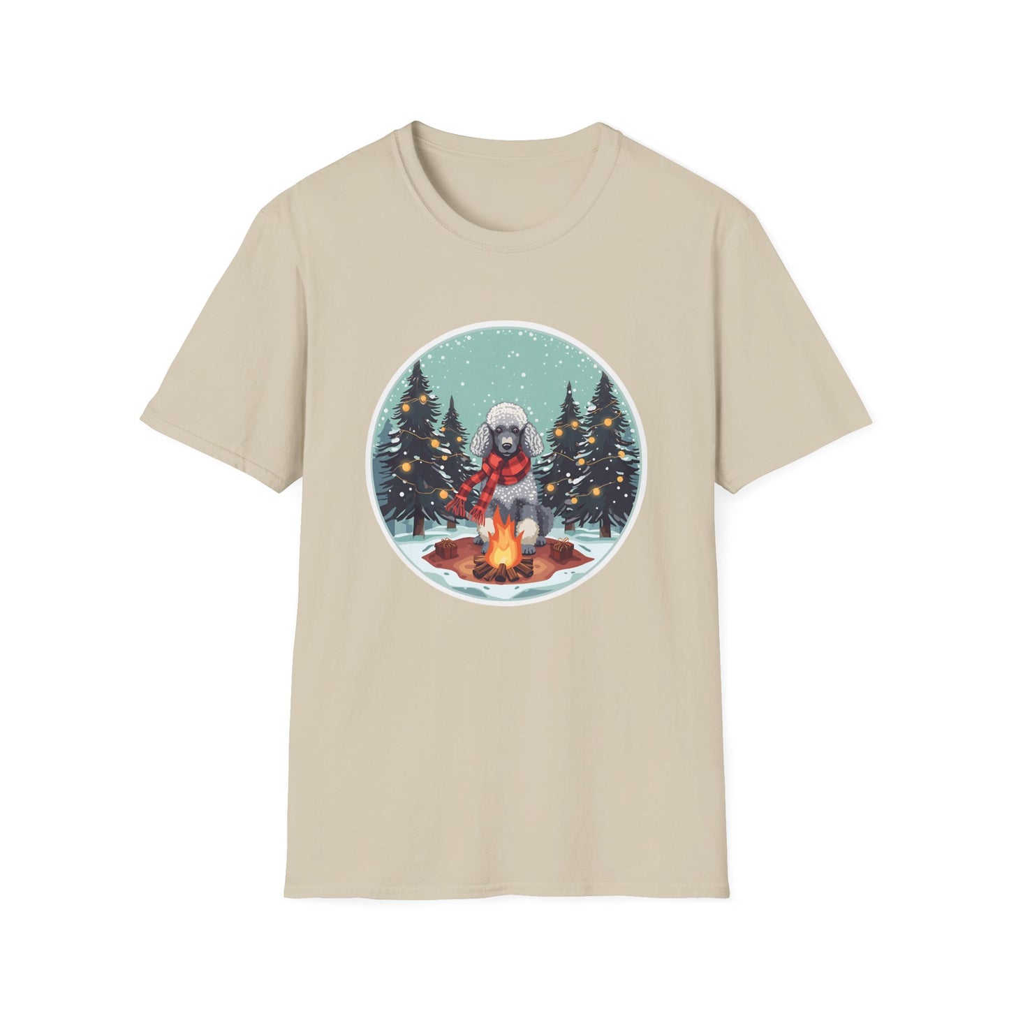 Poodle – Campfire Christmas T-shirt