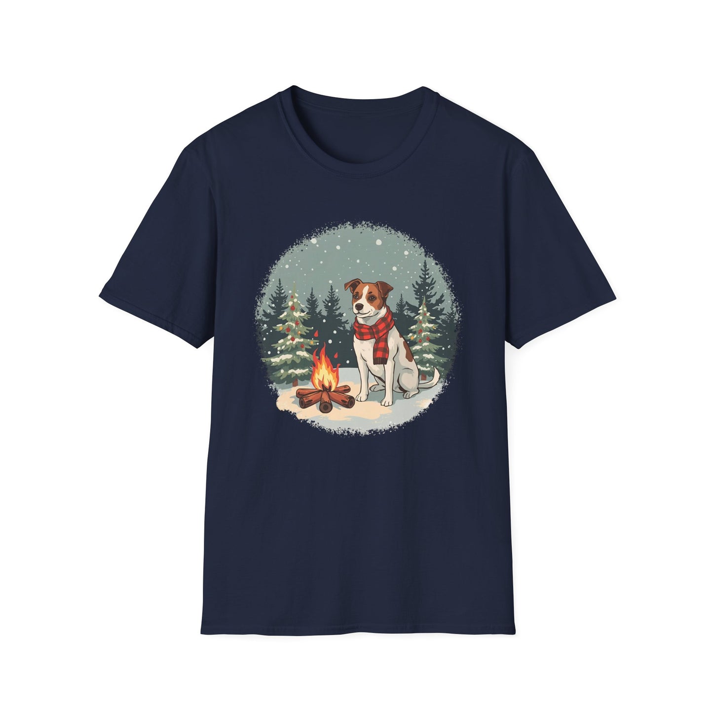 Jack Russell – Christmas Campfire II T-Shirt