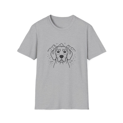 Dog Portrait Line Art Beagle