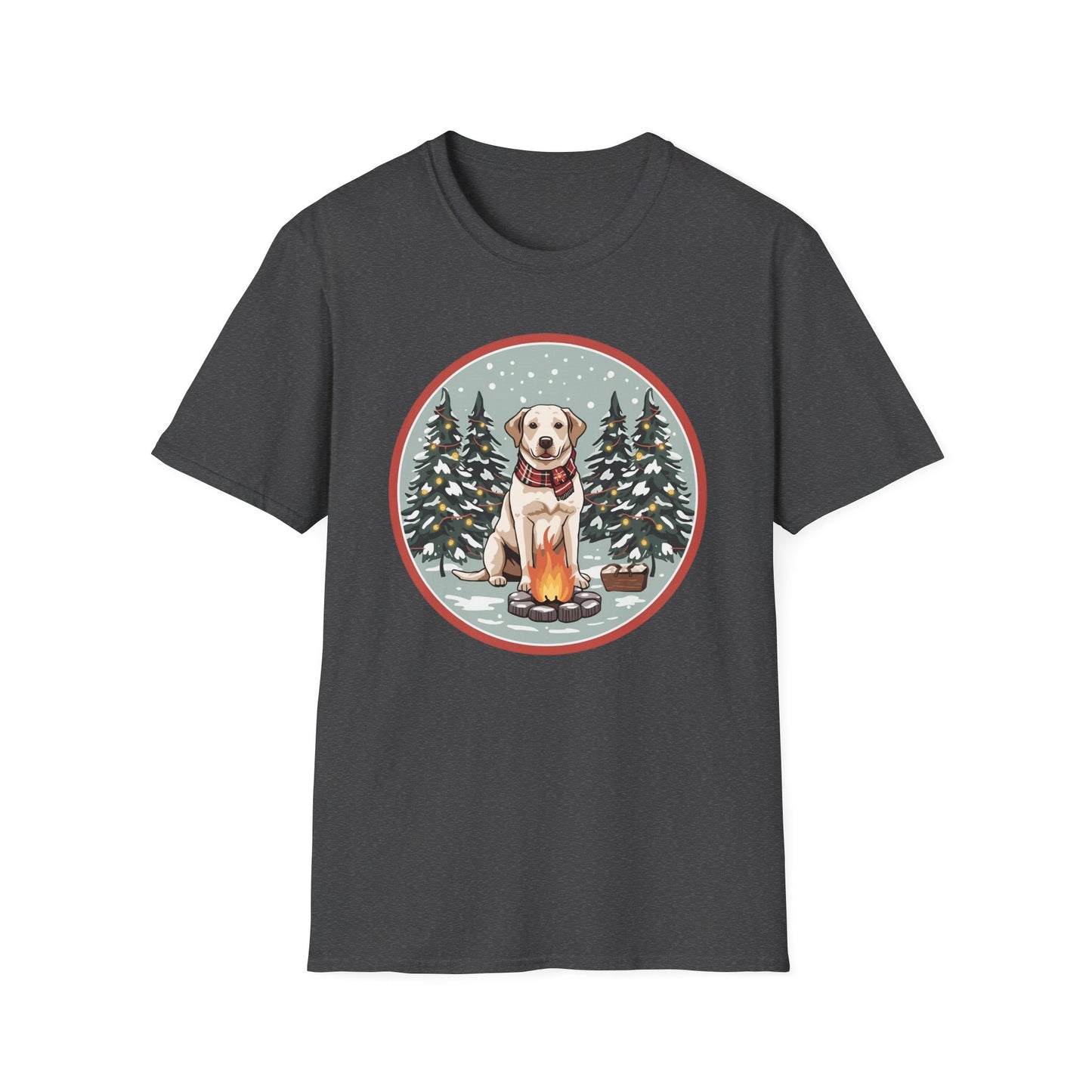 Labrador Retriever – Campfire Christmas T-shirt