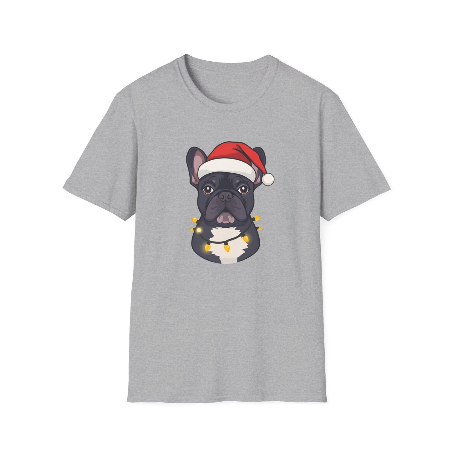 French Bulldog – Santa Led - Portrait T-shirt