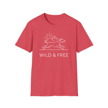 Wild & Free line art