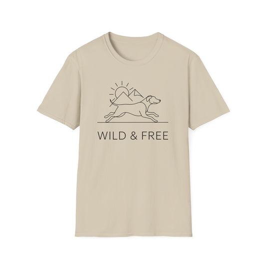 Wild & Free line art