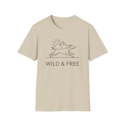 Wild & Free line art
