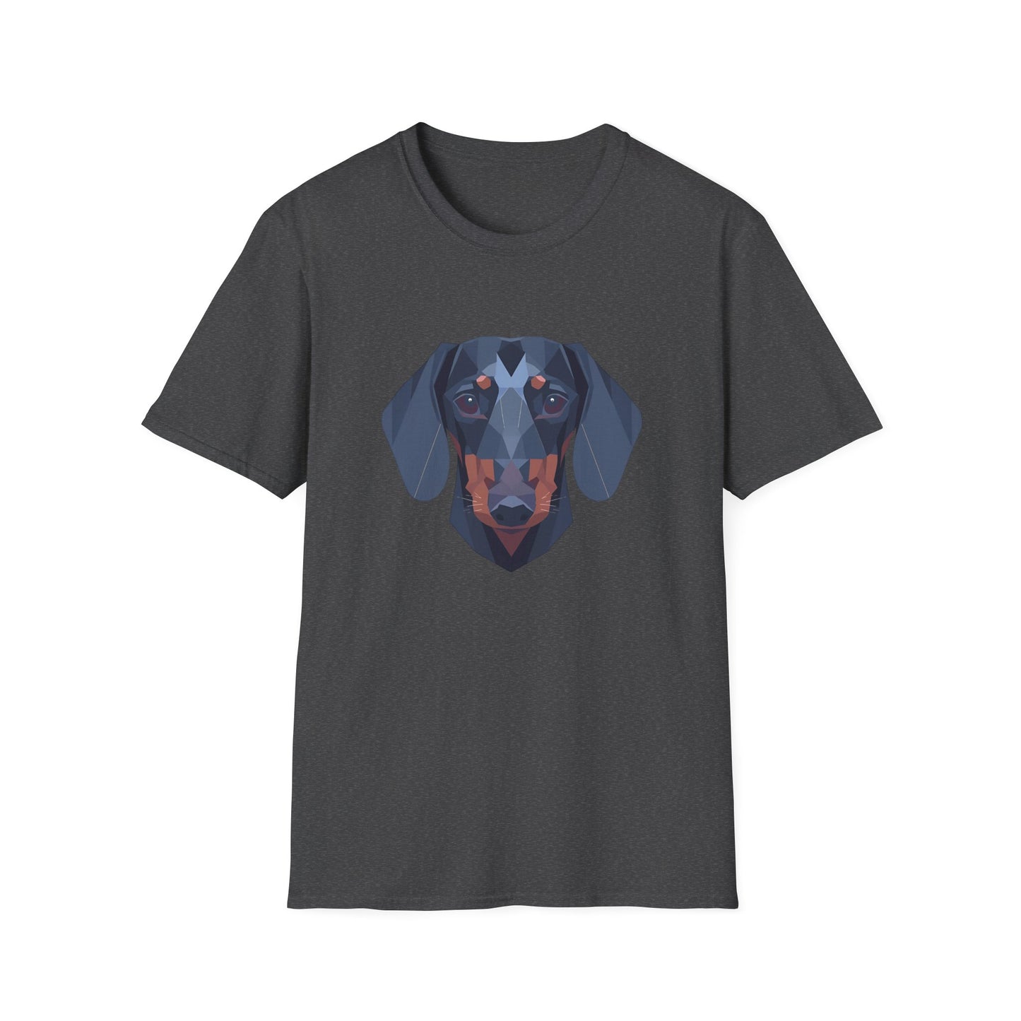 Geometric Dachshund Head