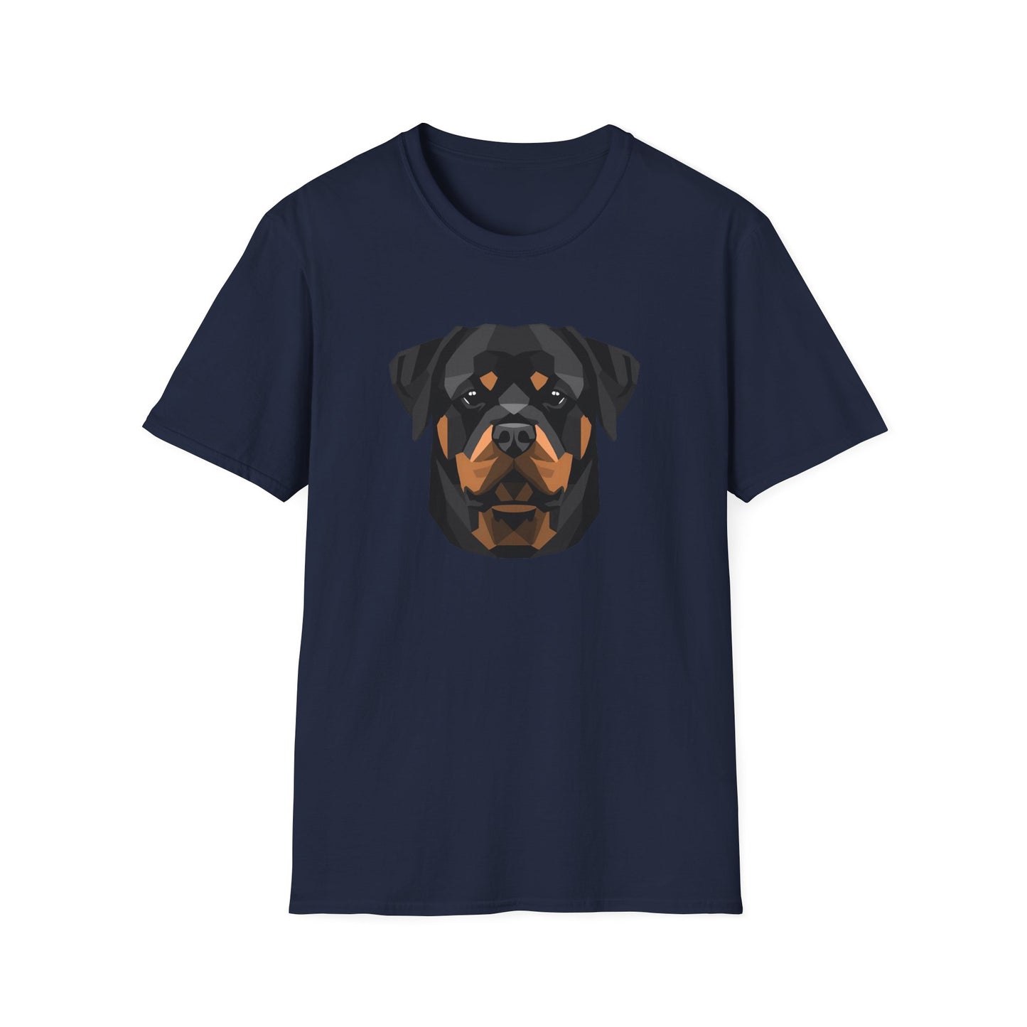 Geometric Rottweiler Head