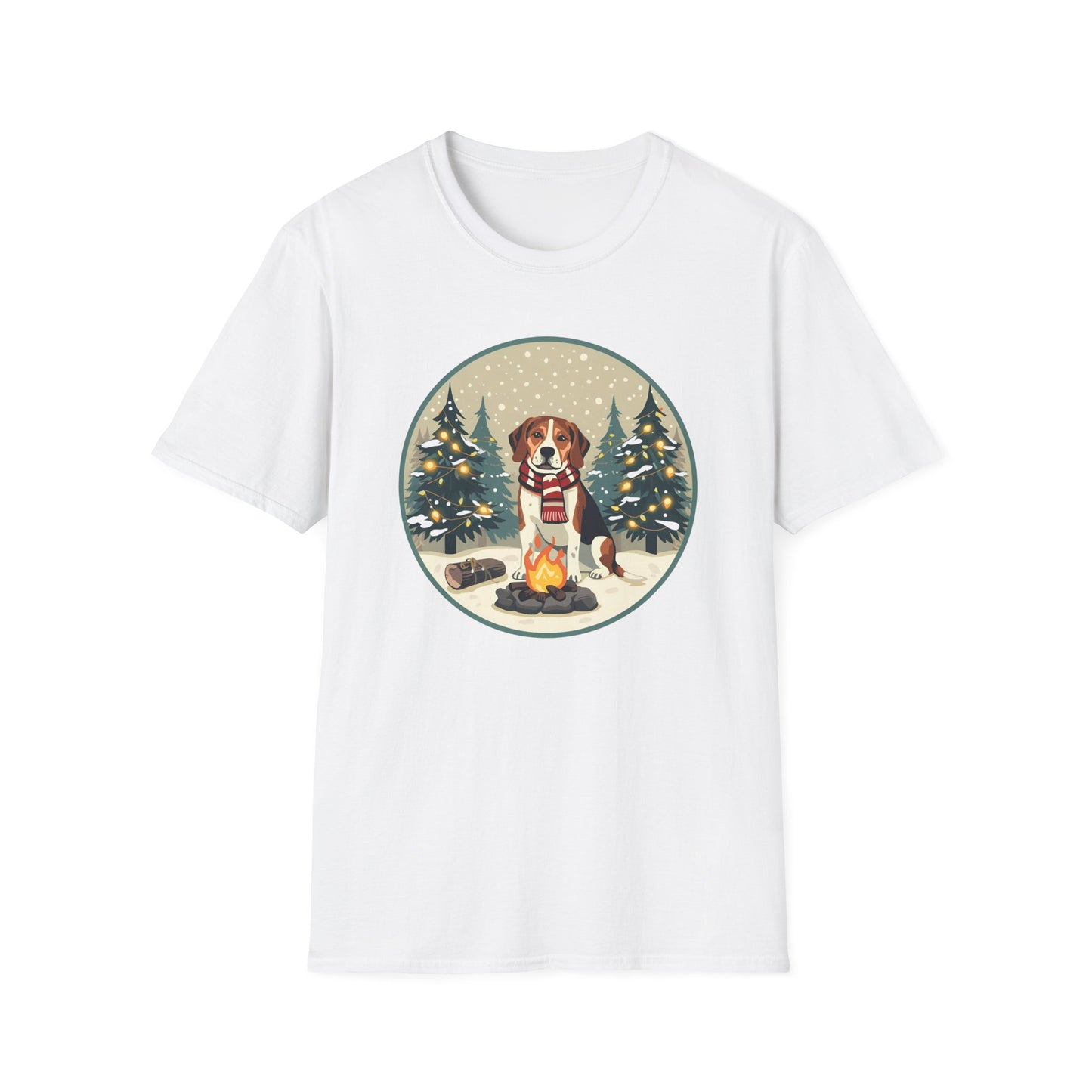 Beagle – Campfire Christmas T-shirt