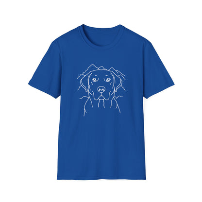 Dog Portrait Line Art Labrador