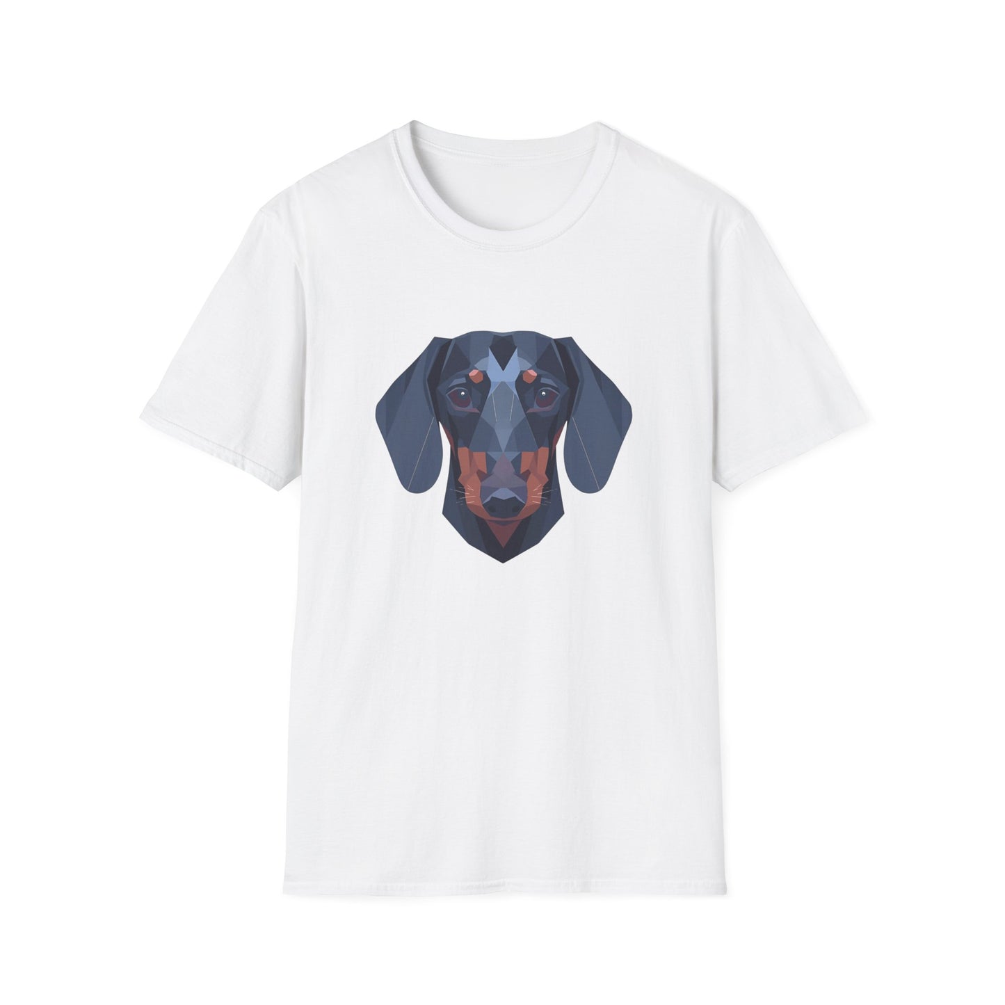 Geometric Dachshund Head