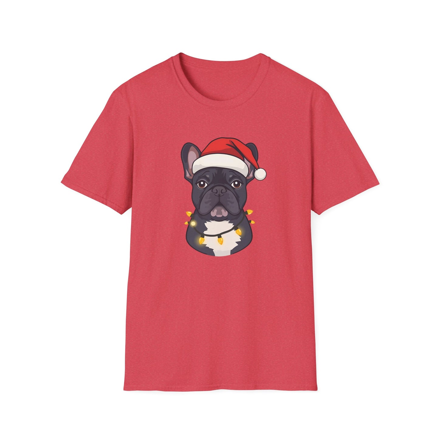 French Bulldog – Santa Led - Portrait T-shirt