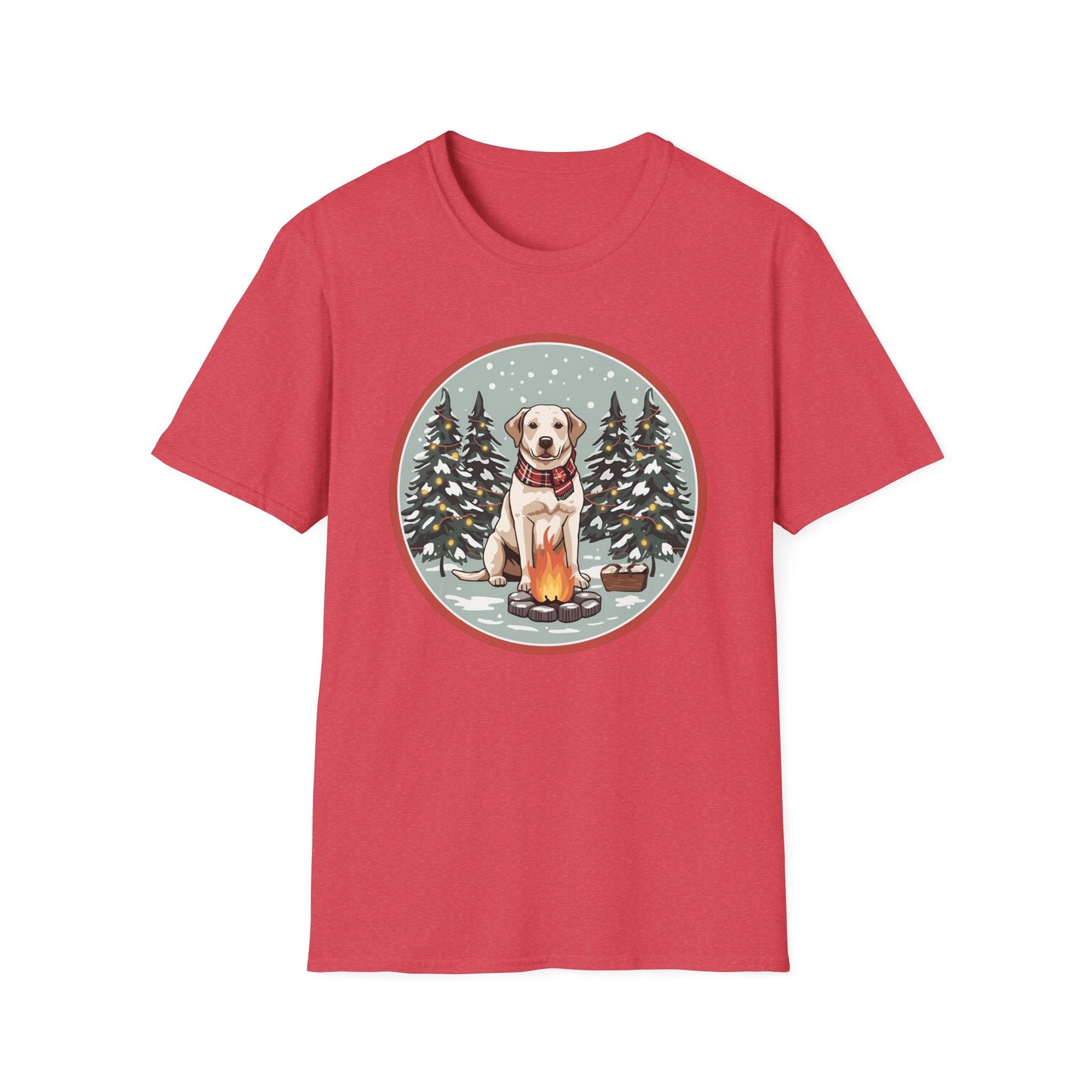 Labrador Retriever – Campfire Christmas T-shirt