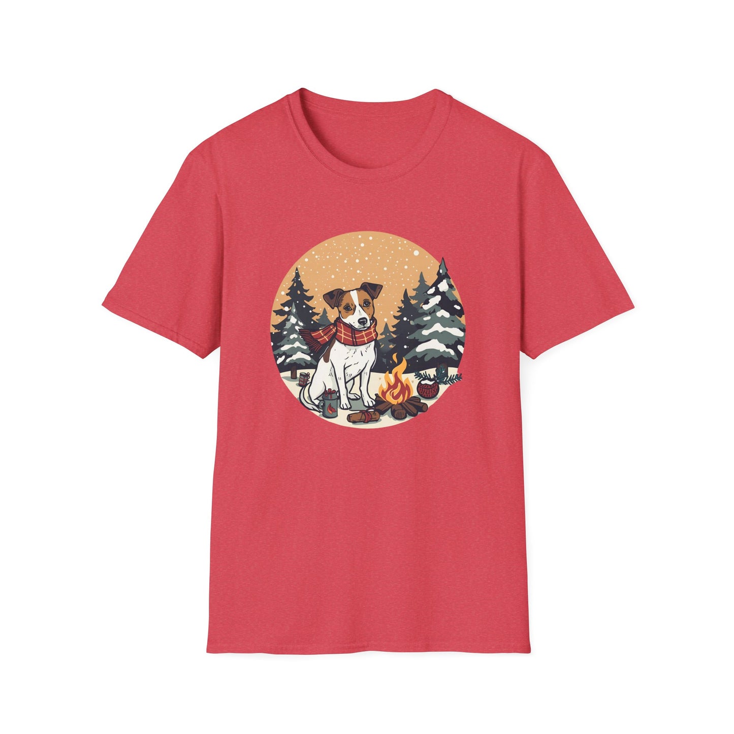 Jack Russell – Christmas Campfire T-Shirt