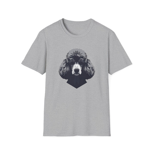 Geometric Poodle Head T-Shirt