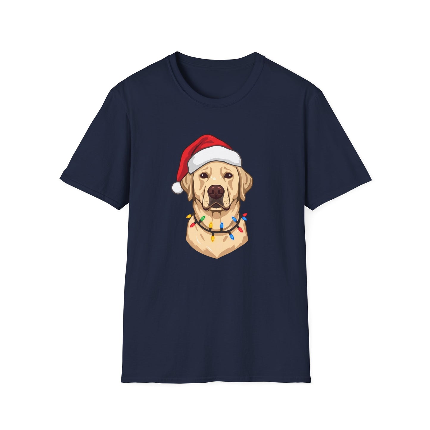 Labrador Retriever – Santa Led - Portrait T-shirt