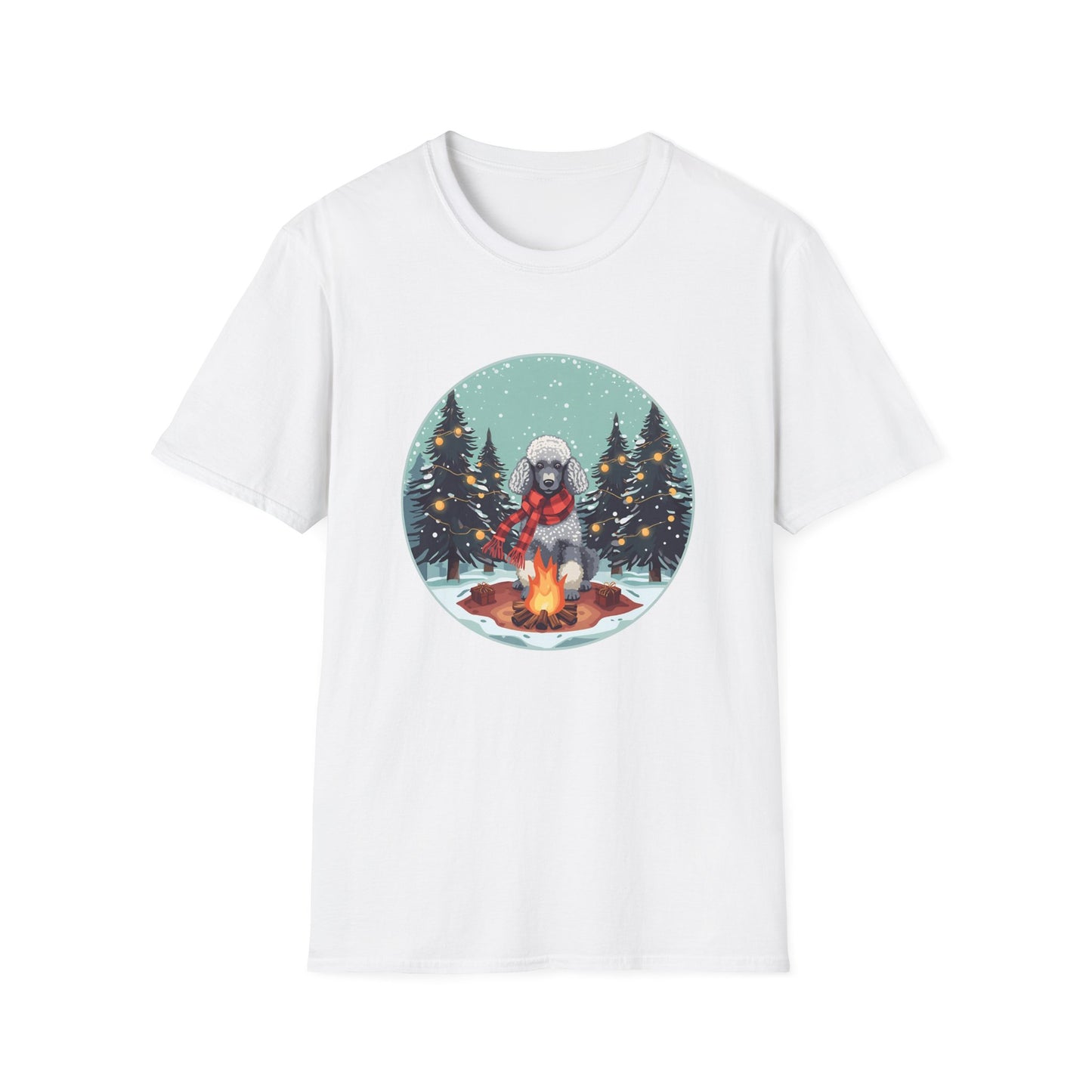 Poodle – Campfire Christmas T-shirt