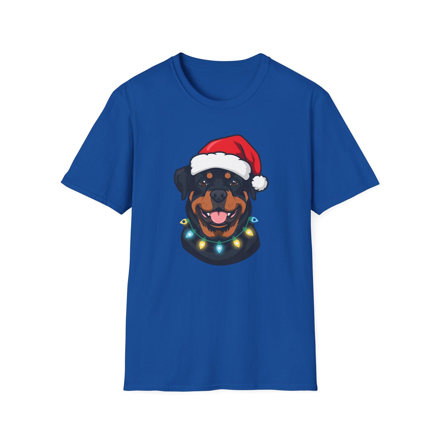 Rottweiler – Santa Led - Portrait T-shirt