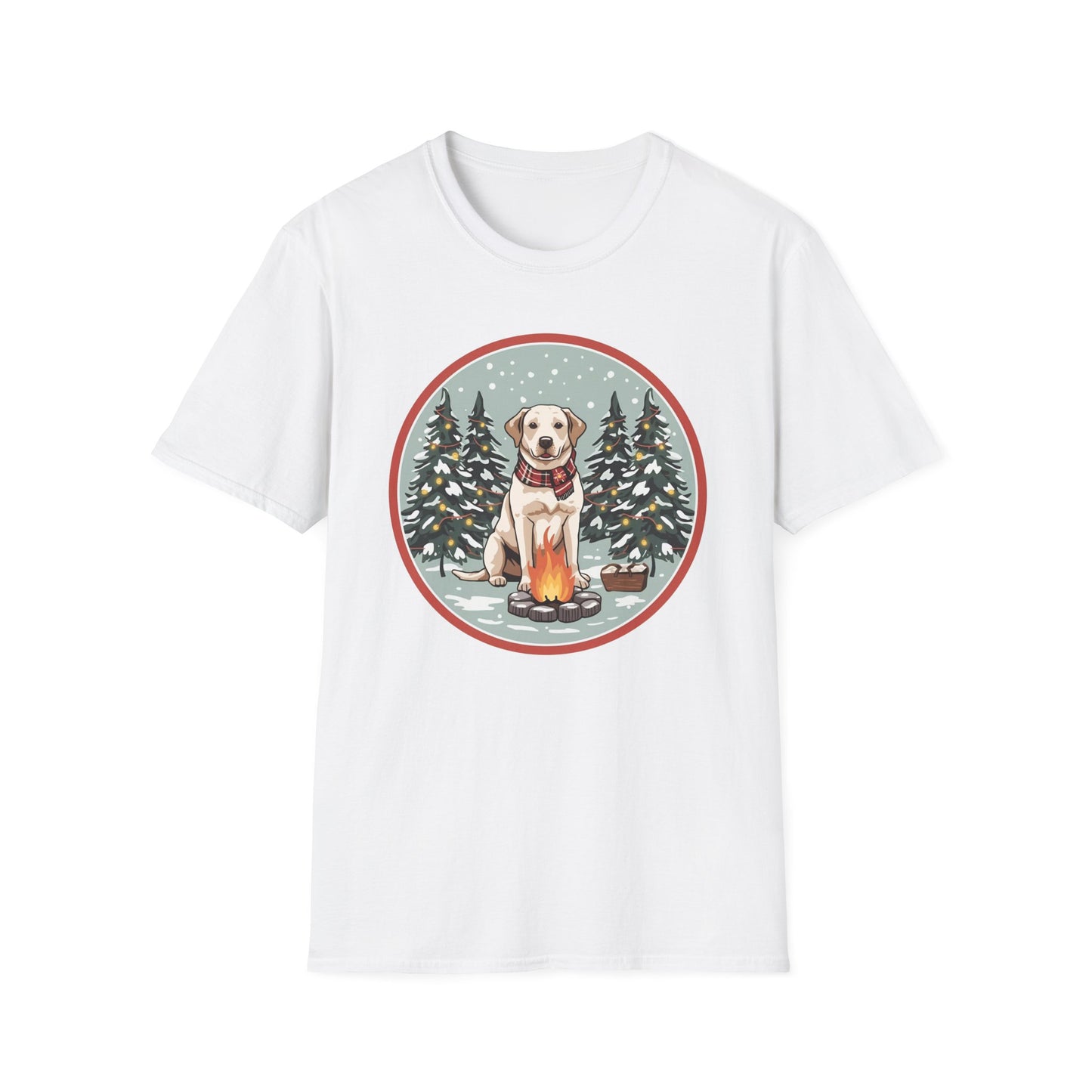 Labrador Retriever – Campfire Christmas T-shirt