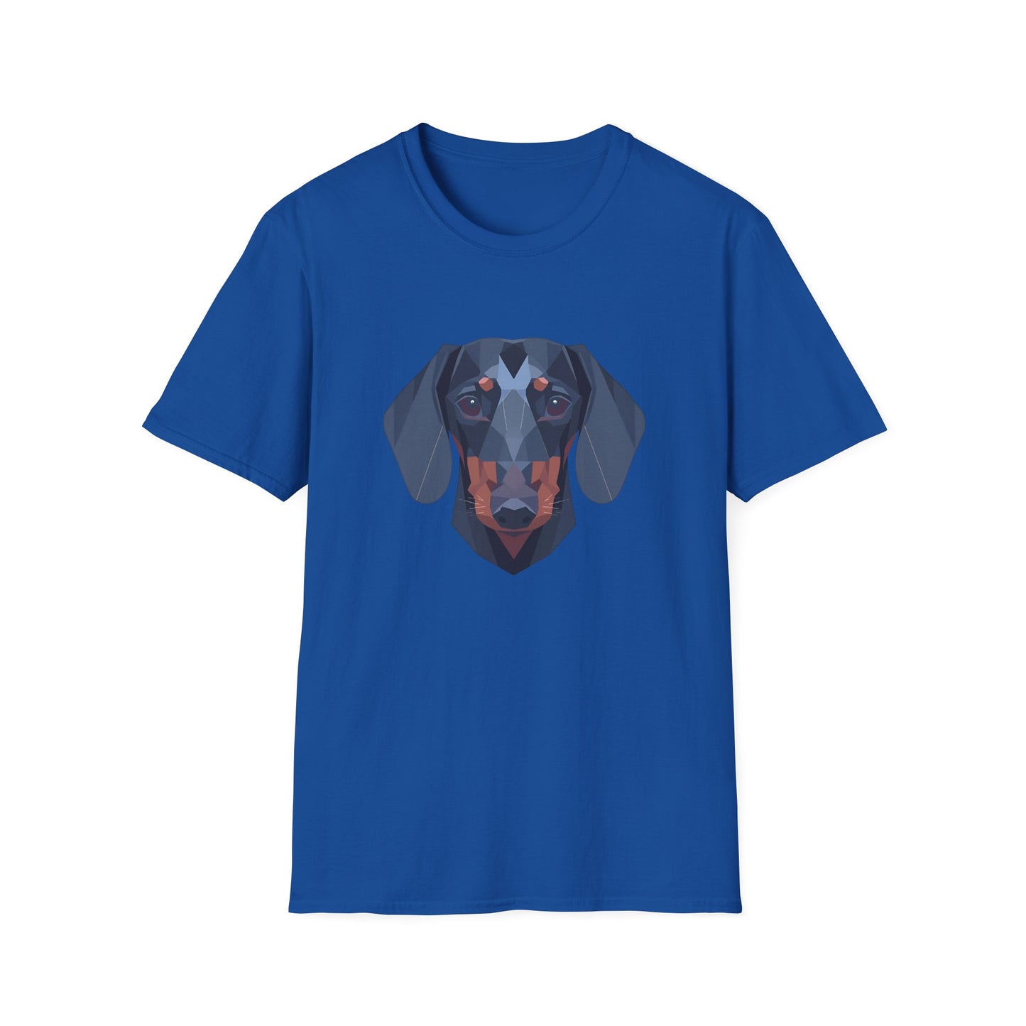 Geometric Dachshund Head