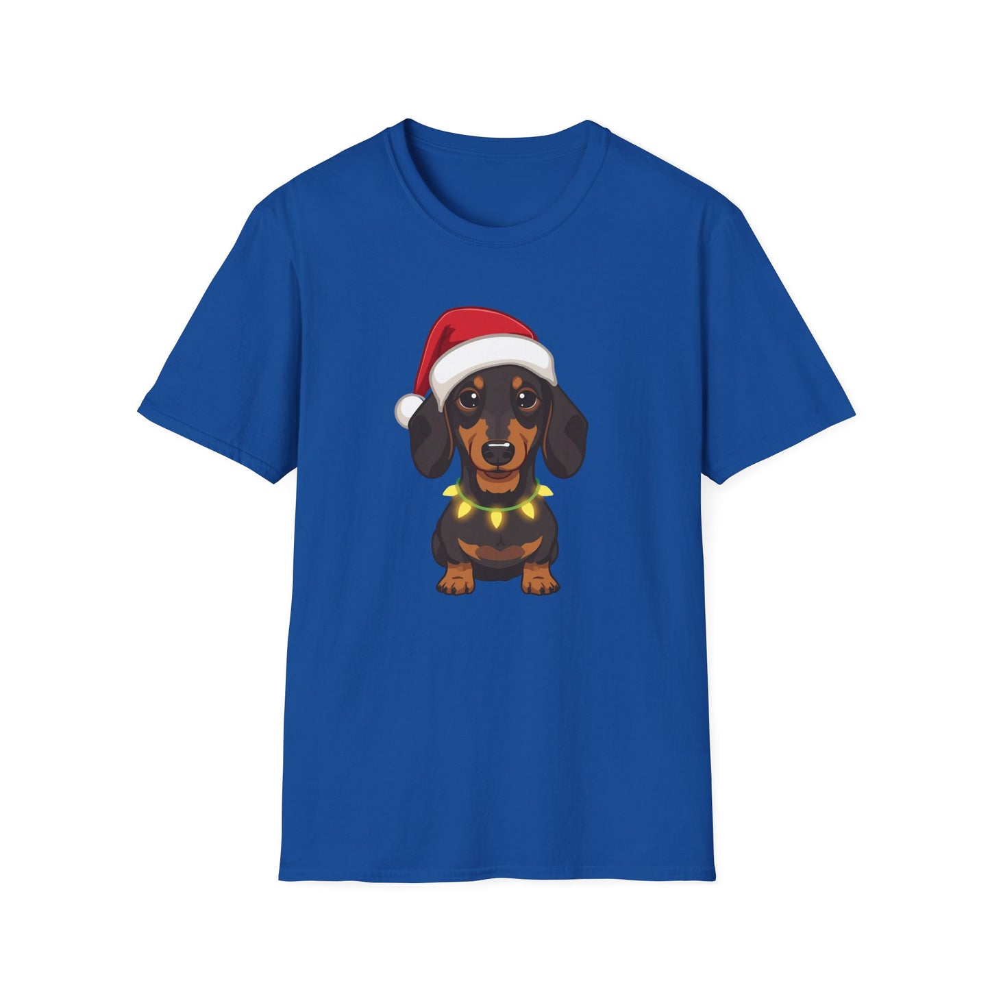Dachshund – Santa Led - Portrait T-shirt
