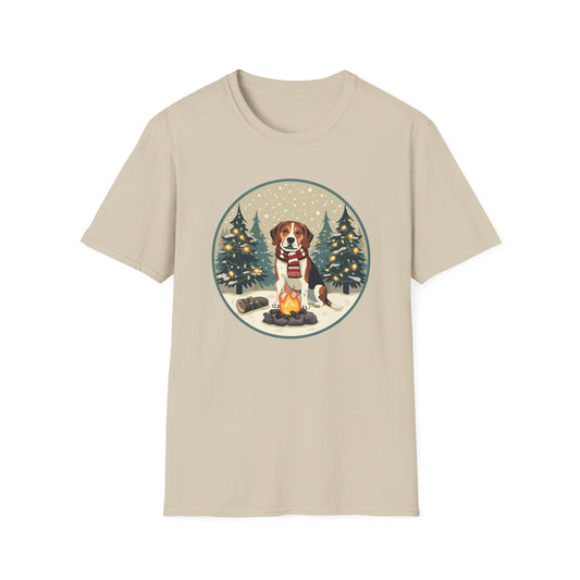 Beagle – Campfire Christmas T-shirt