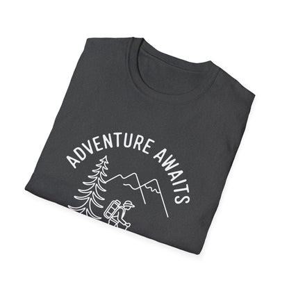 Adventure Awaits line art