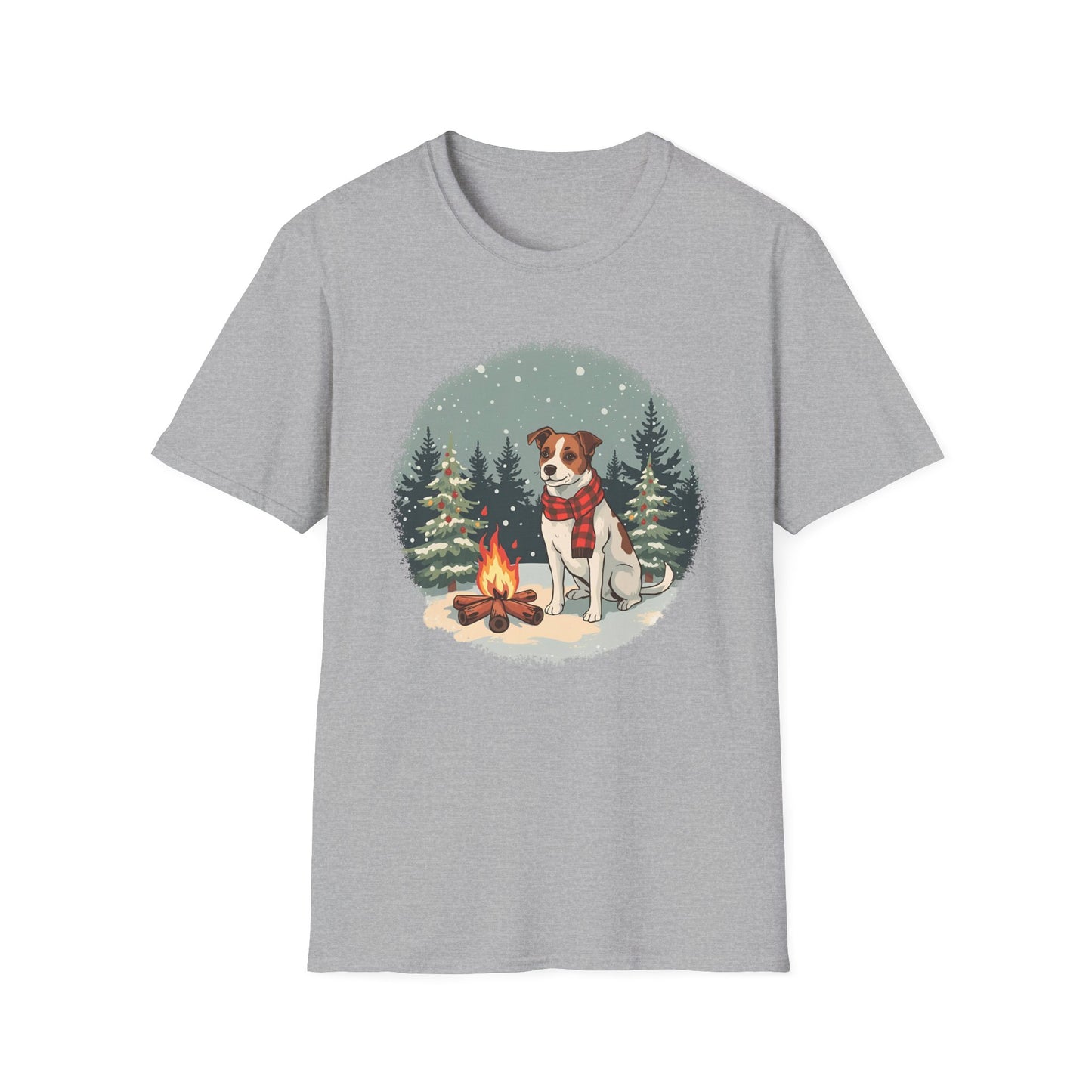 Jack Russell – Christmas Campfire II T-Shirt