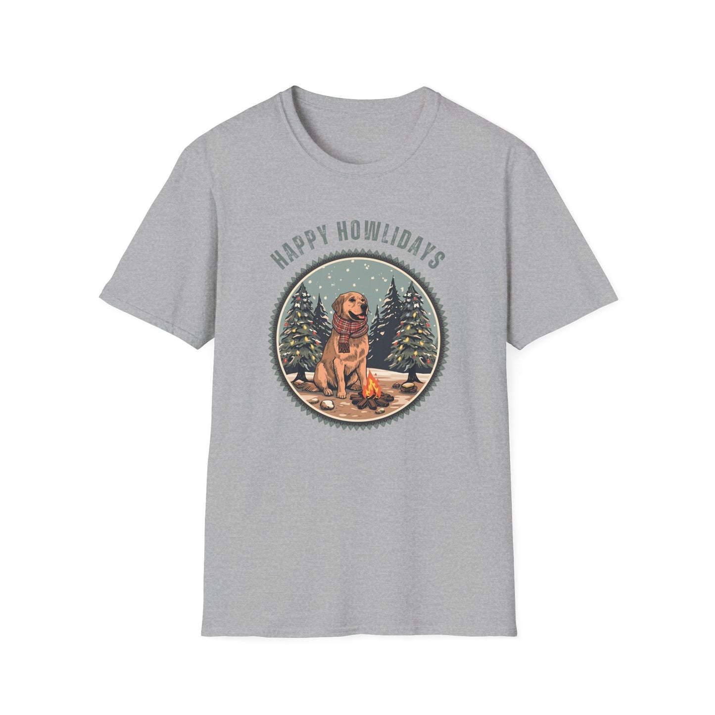 Golden Retriever – Campfire Christmas II T-shirt