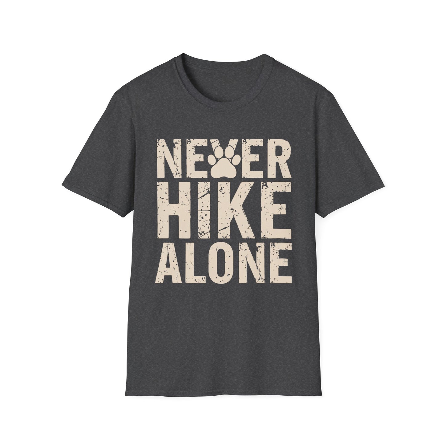 Never Hike Alone text