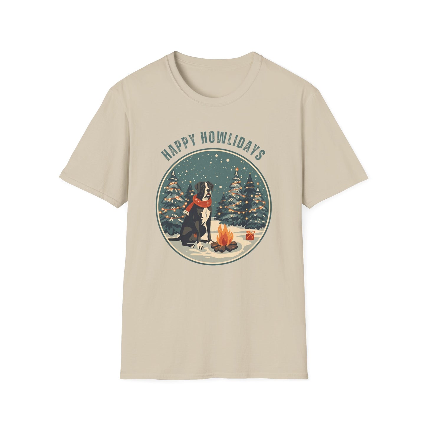 Great Dane – Campfire Christmas II T-shirt