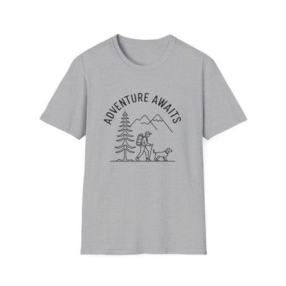 Adventure Awaits line art