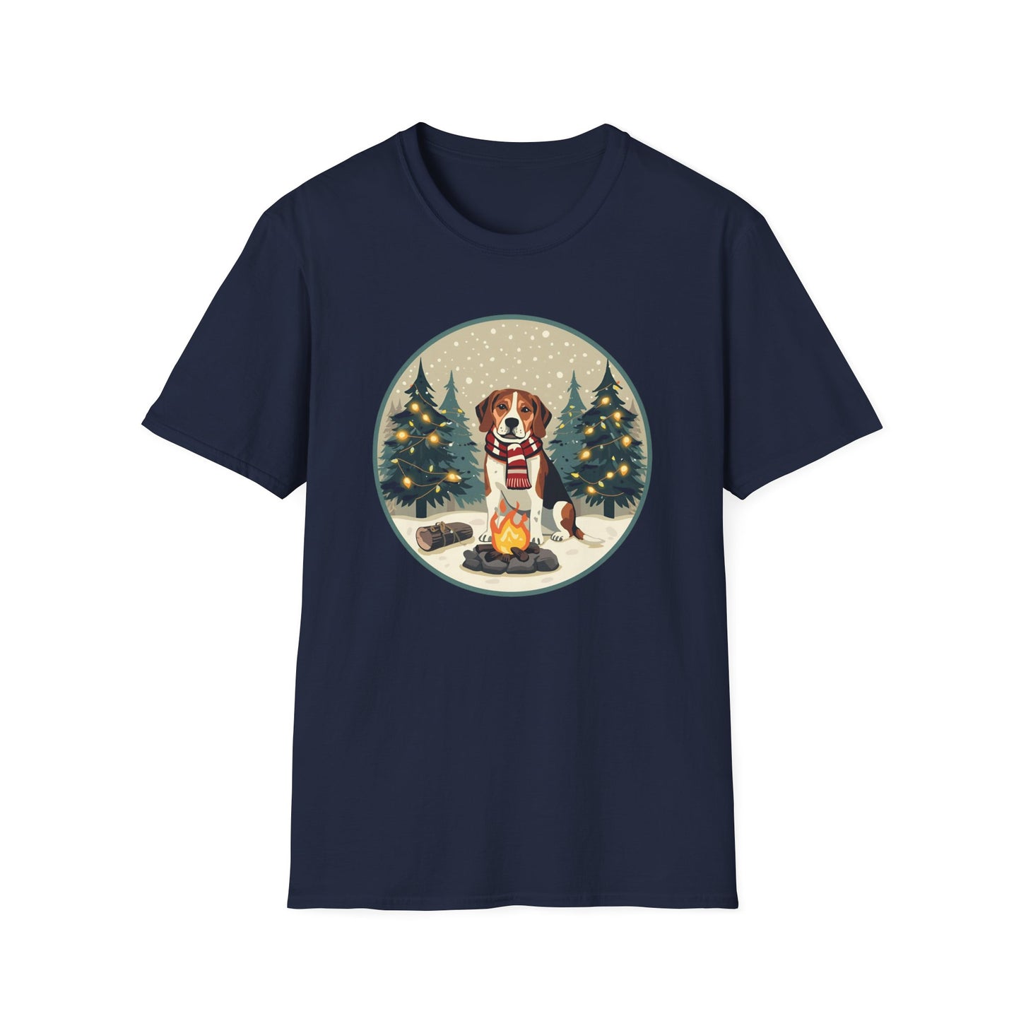 Beagle – Campfire Christmas T-shirt