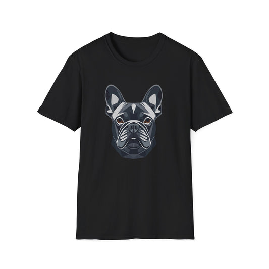 Geometric Frenchie Head