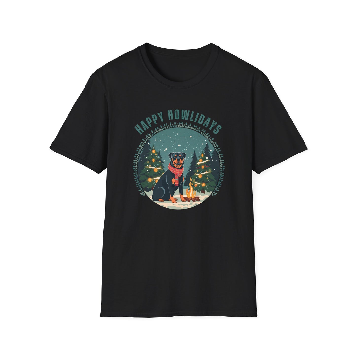 Rottweiler – Campfire Christmas II T-shirt