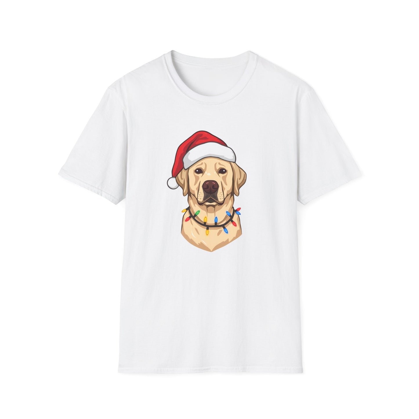 Labrador Retriever – Santa Led - Portrait T-shirt