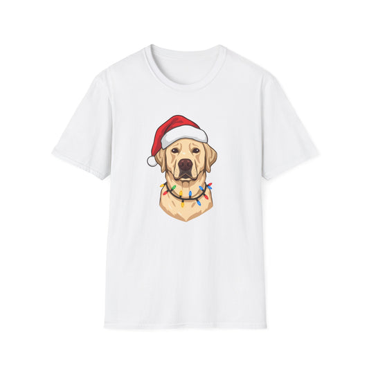 Labrador Retriever – Santa Led - Portrait T-shirt