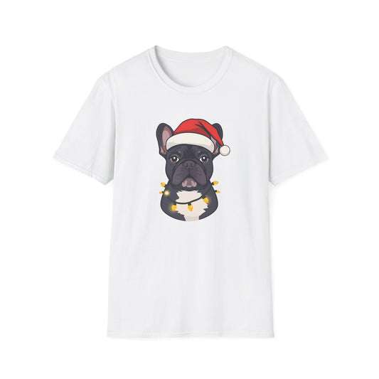 French Bulldog – Santa Led - Portrait T-shirt