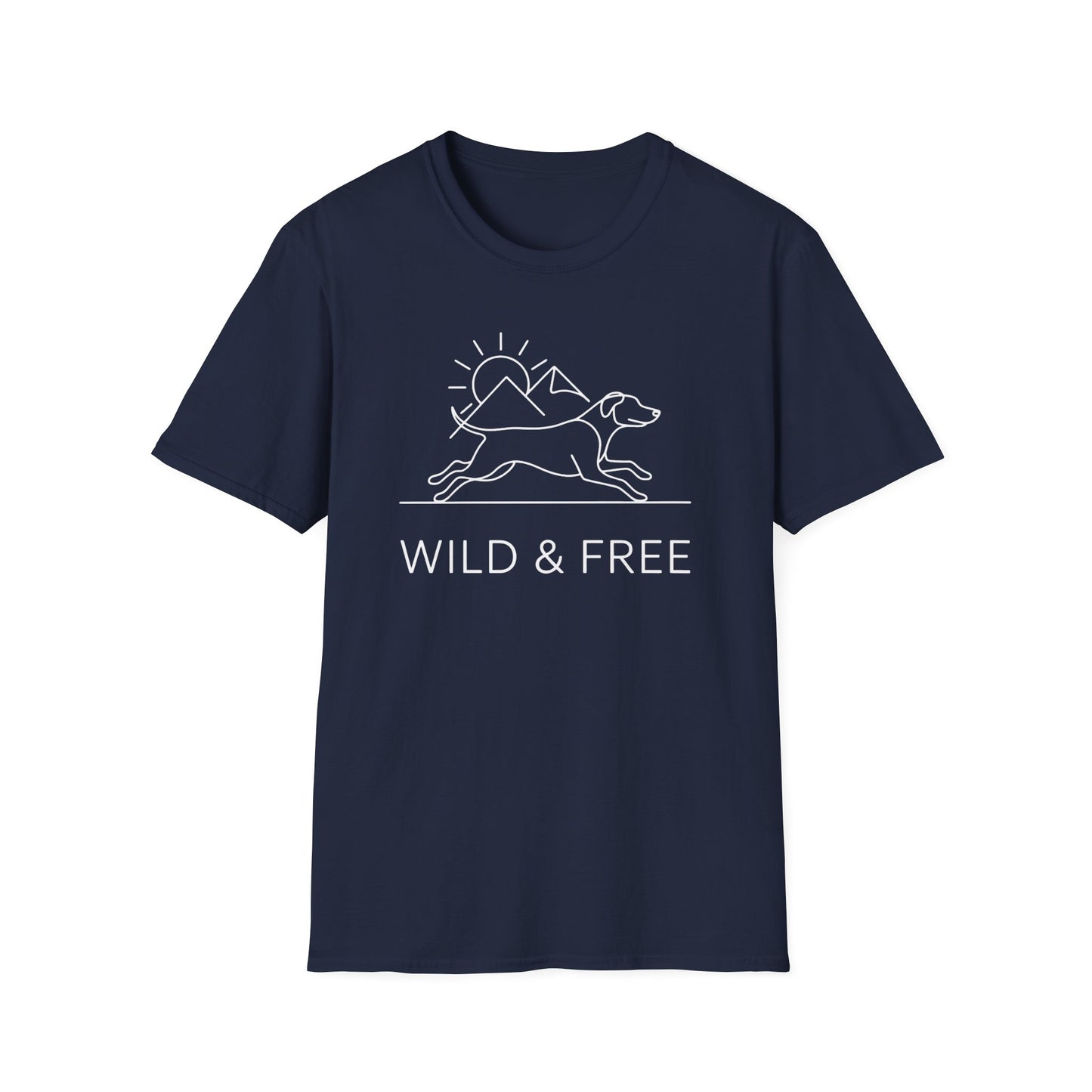 Wild & Free line art
