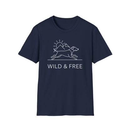 Wild & Free line art