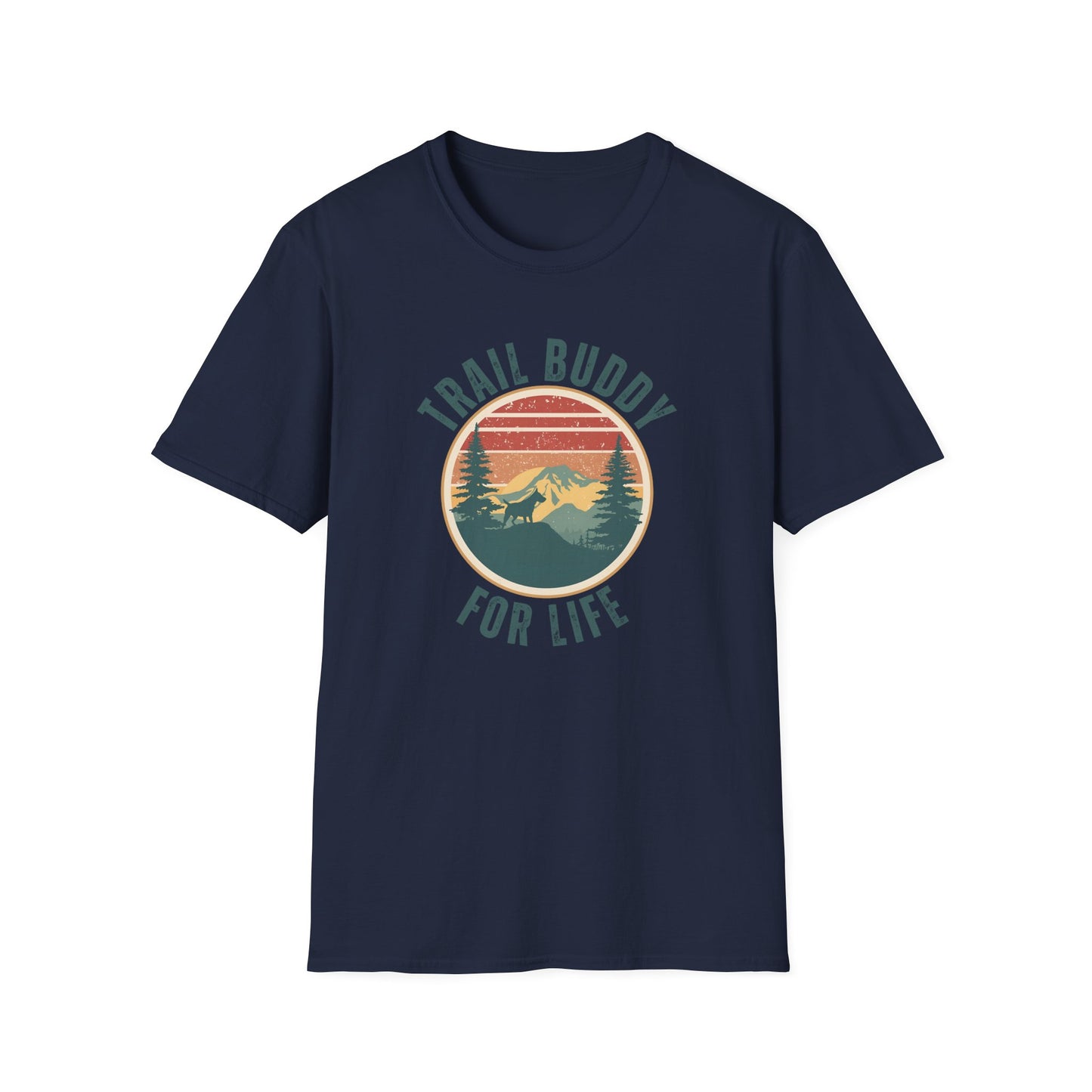 Jack Russell – Retro Sunset Trail Dog T-Shirt