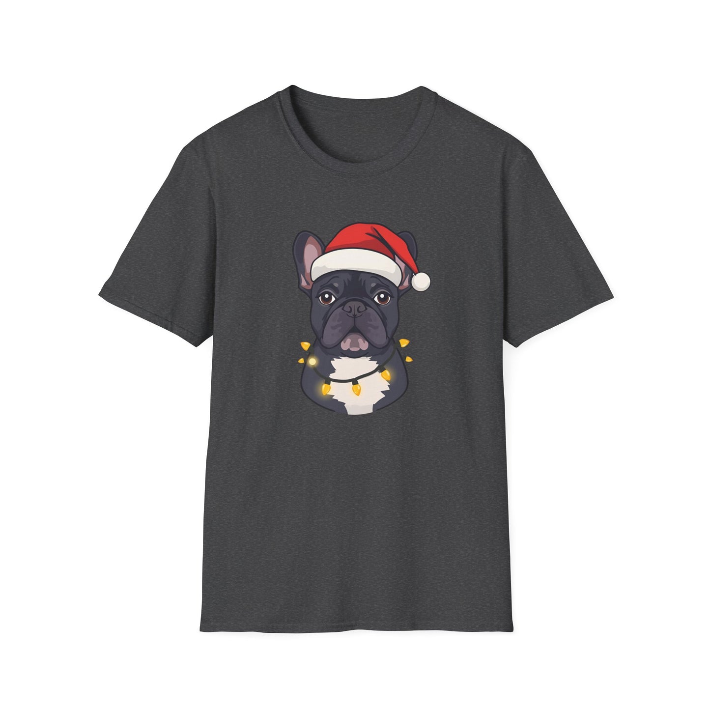 French Bulldog – Santa Led - Portrait T-shirt