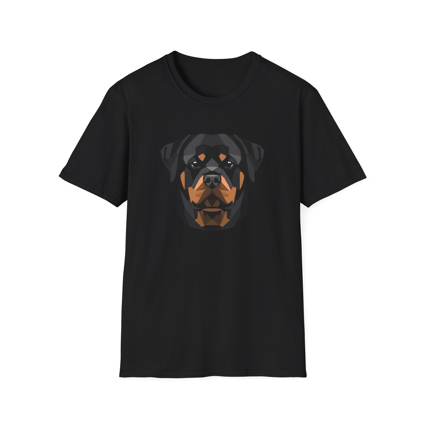 Geometric Rottweiler Head