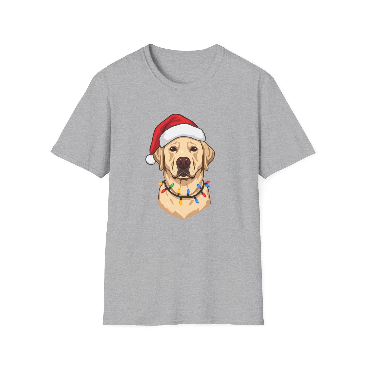 Labrador Retriever – Santa Led - Portrait T-shirt