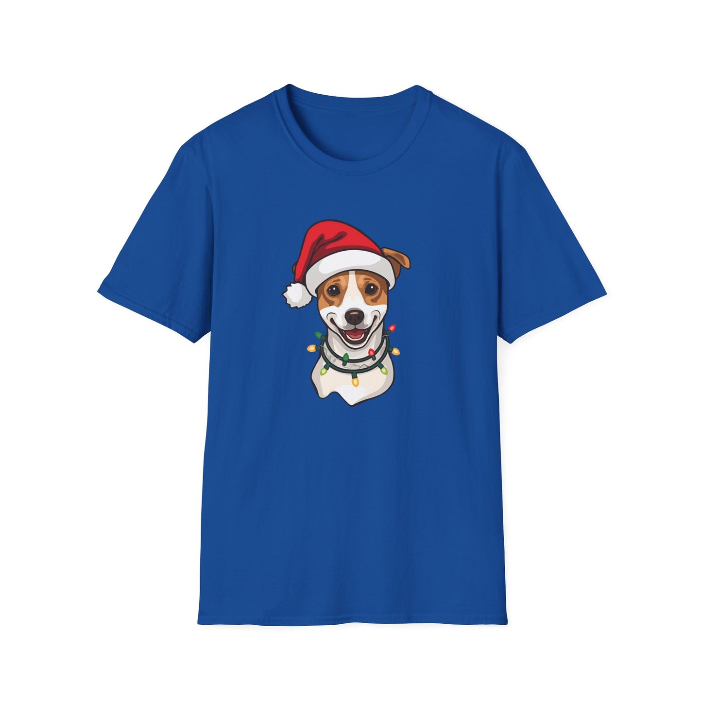 Jack Russell – Santa LED Portrait T-Shirt
